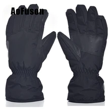 Брендовые профессиональные лыжные перчатки мужские/женские зимние теплые водонепроницаемые перчатки для сноуборда мото снегоход рыбалка кемпинг грелка рук