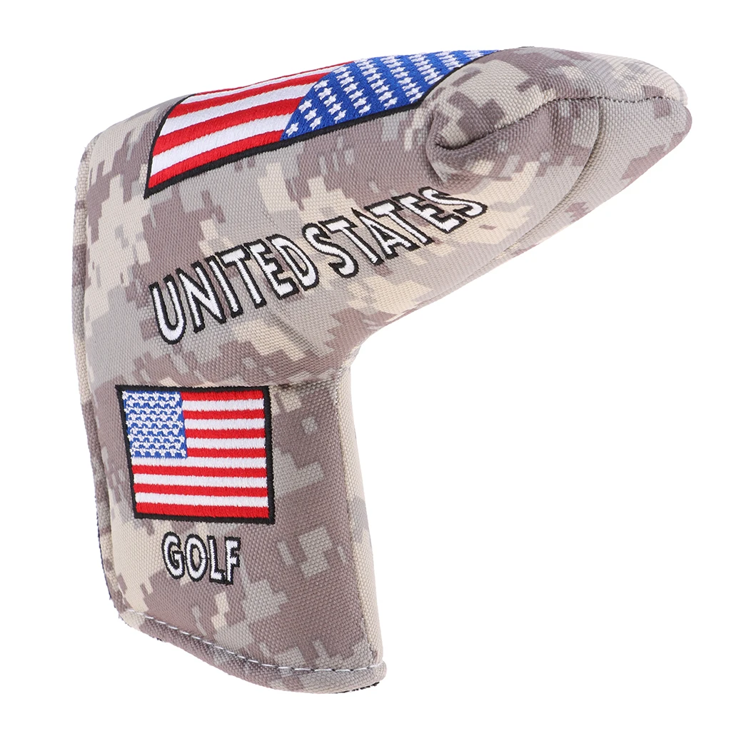 

Multi-function USA Flag Blade Putter Head Cover Headcovers Protect Your Beloved Golf Clubs - Durable Golf Accessories