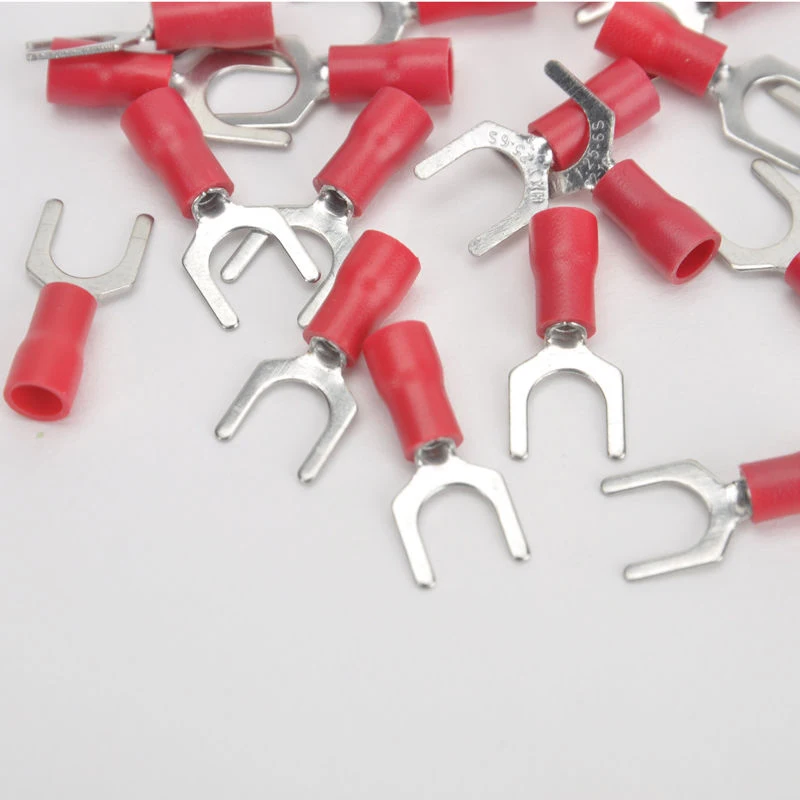 100pcs SV1.25-5S Insulated Spade Terminal Fork Type Pre Insulated Electrical Wiring Terminals Connector -- WXV Sale 100pcs SV1.25-5S Insulated Spade Terminal Fork Type Pre Insulated Electrical Wiring Terminals Connector -- WXV Sale