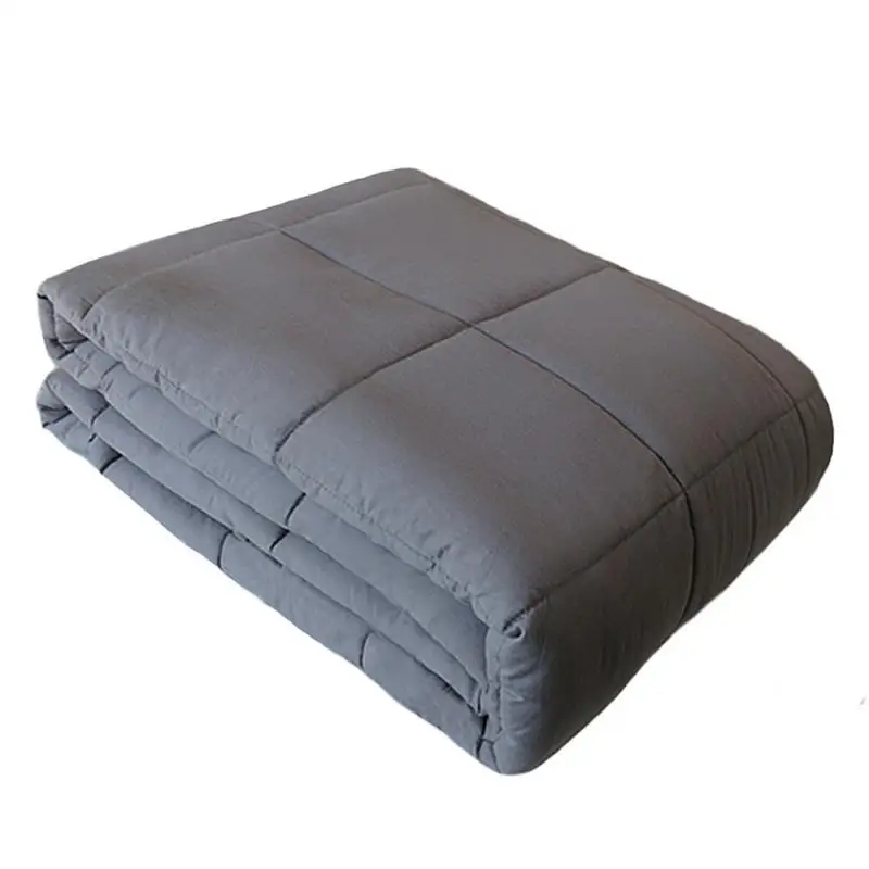 Hot Product  15/20 Pound Weighted Blanket Decompression Quilt Weighted Cover Relieving Improving Sleep Gravity B