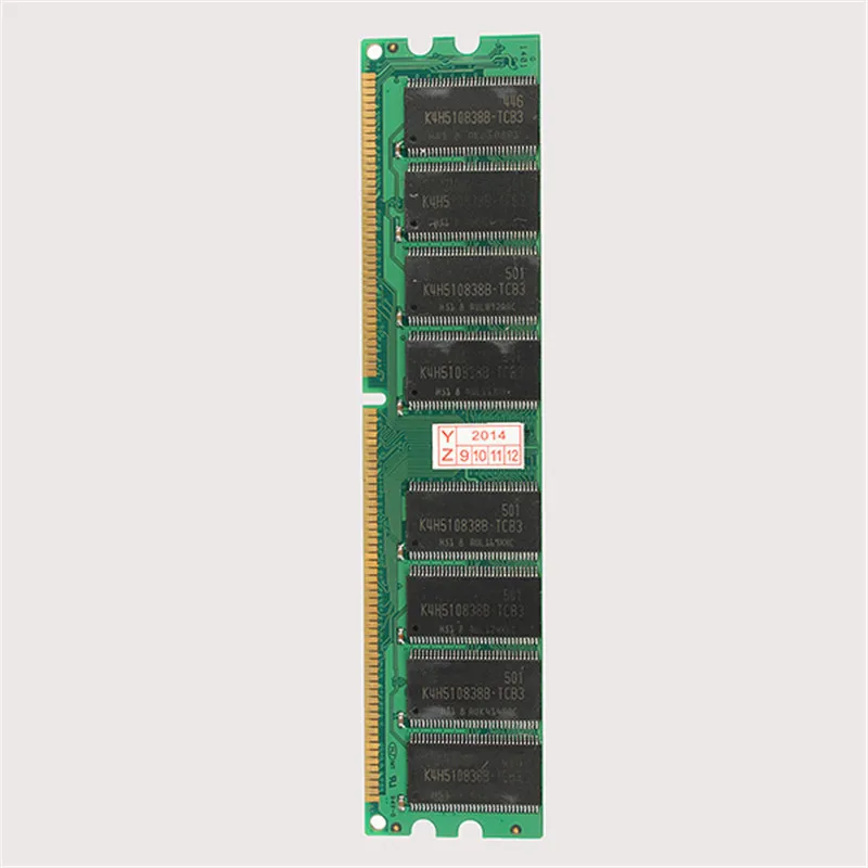 1 шт. 1GB DDR 400MHz PC3200 Non-ECC 184 pins в памяти Совместимость с низкой плотностью настольных ПК DIMM память для ram cpu GPU APU