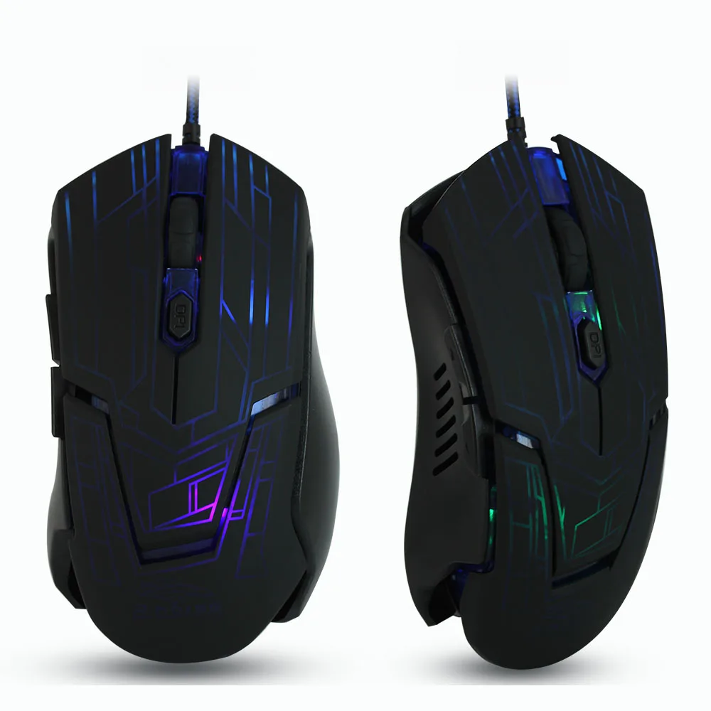 

JONSNOW Gaming Mouse 3200 DPI Adjustable Optical Computer Opto-Electronic USB Wire Mouse Ergonomic Office Mice For Laptop PC