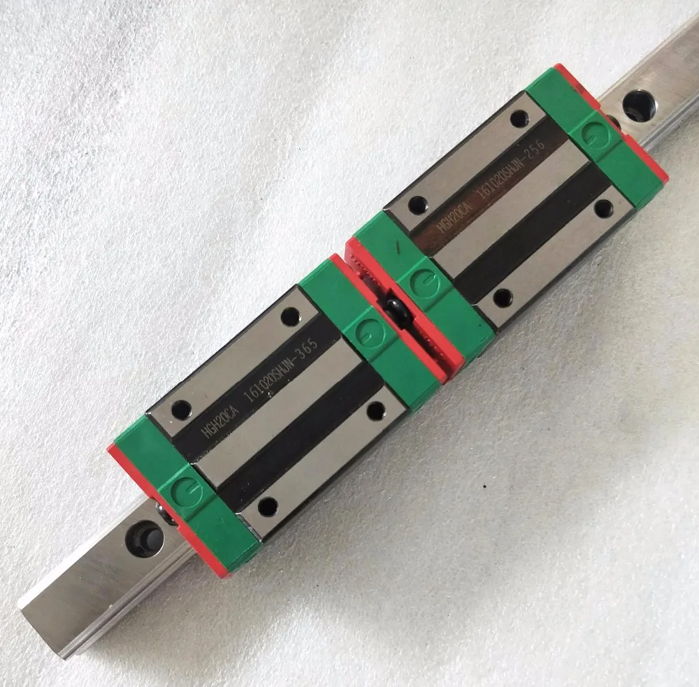 

CNC Set 25-1100mm 1x Linear Guideway Rail 2x Square type carriage bearing block