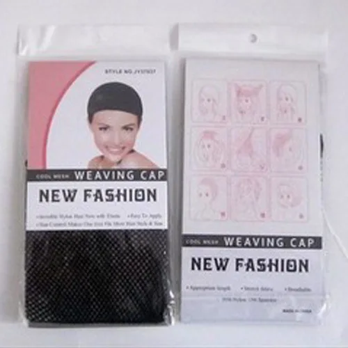High Quality Hairnets Women Men Mesh Weaving Black Wig Hair Net Making Caps, Weaving Wig Cap & Hairnets