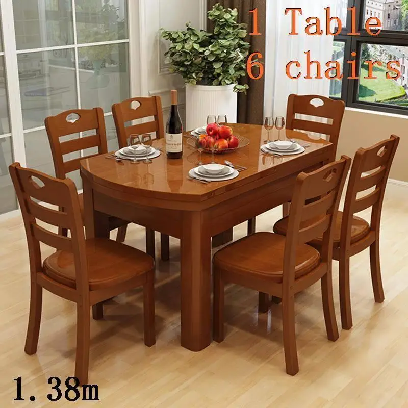 Redonda Langer A Manger Moderne Room Eettafel Tavolo Set Juego De Vintage Wooden Mesa Comedor Bureau Desk Tablo Dining Table