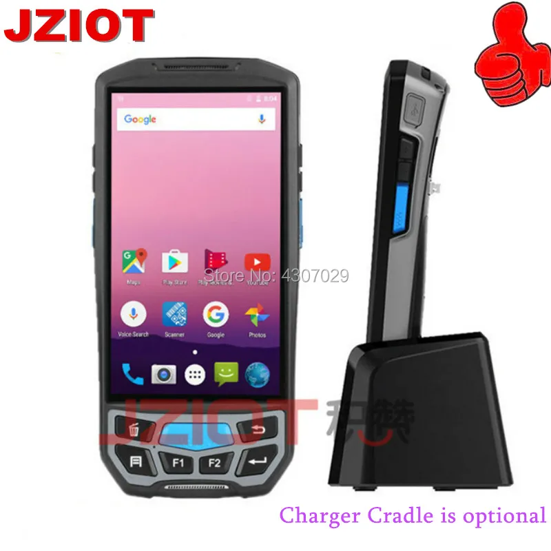 V9000 склад Wifi NFC 4G Прочный PDA Bluetooth Android Ручной 2D сканер штрих кода|Сканеры| |