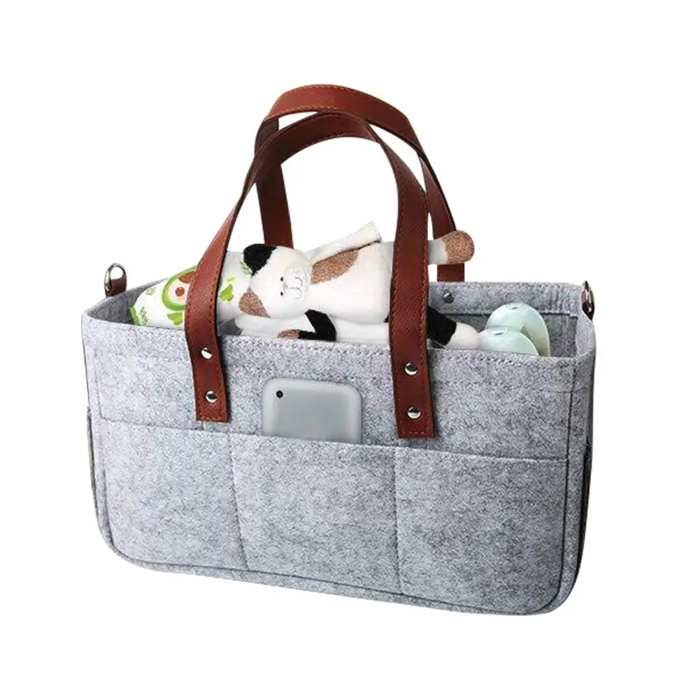 Foldable Baby Diaper Caddy Organiser/Removable Lid Storage Bag Kid Toys Portable Bag/box For Car Travel Changing Table Organizer