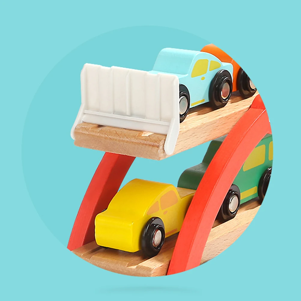 1 комплект Модель автомобиля игрушки Разборка мини вытяжная деревянная смешная двухслойная техника набор автомобильные игрушки грузовик игрушка для детей подарок на вечеринку