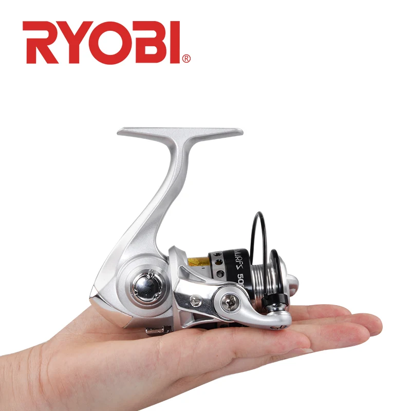 RYOBI 500 800 1000 Рыболовная катушка, катушка для спиннинга, 3+ 1BB Передаточное отношение 5,2: 1 Макс Перетащите кг/3 кг сматывающаяся для морской рыбалки колеса