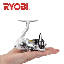RYOBI 500 800 1000 Рыболовная катушка, катушка для спиннинга, 3+ 1BB Передаточное отношение 5,2: 1 Макс Перетащите кг/3 кг сматывающаяся для морской рыбалки колеса