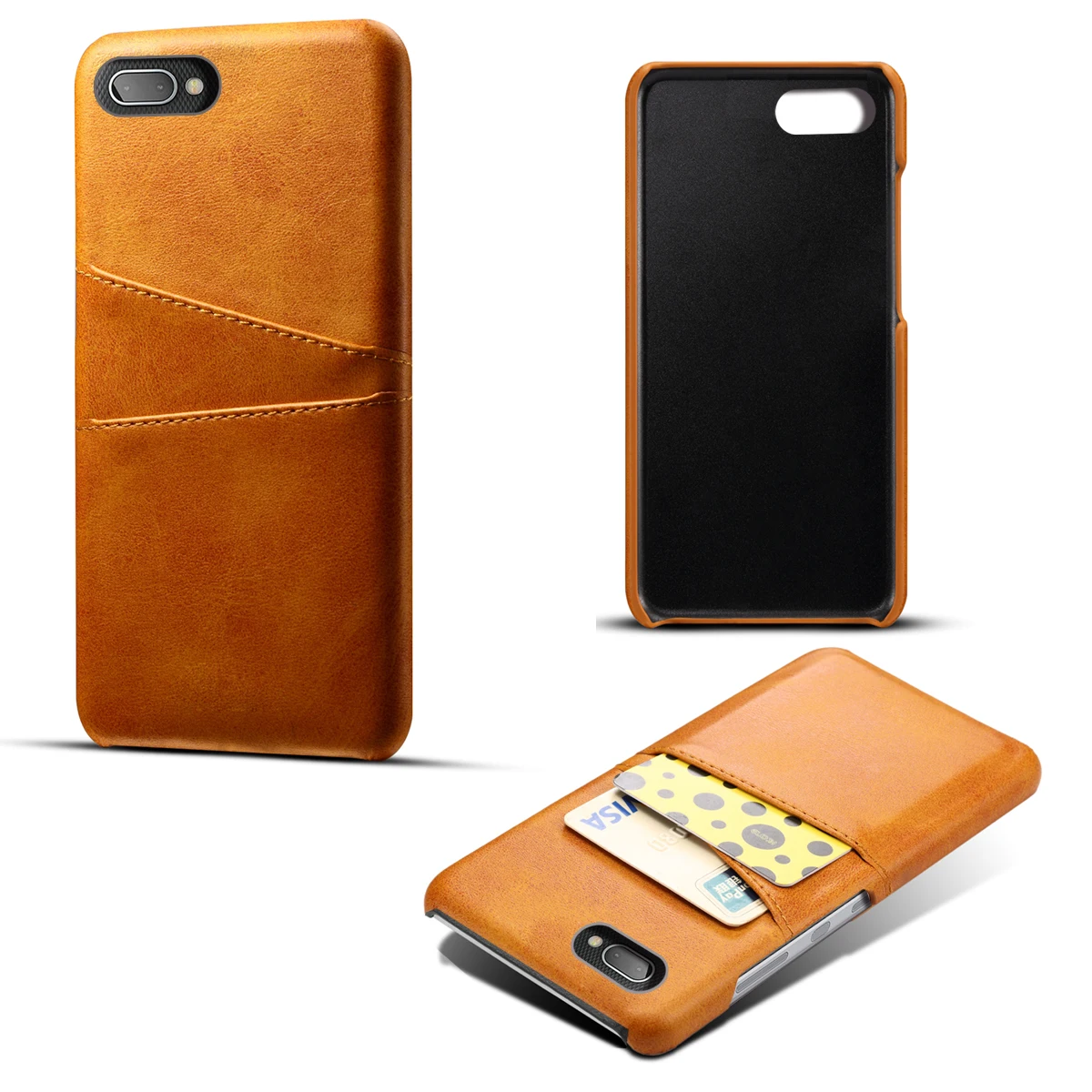 

TORUBIA Retro PU Leather Case For BlackBerry Key2 Back Case Calf Grain Phone Case with Card Slots Anti-Scratch Protective Cover