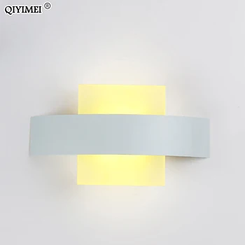 

Wall Lamps square acrylic material for livingroom bathroom for home Decoration Sconce Light 90-260V lamparas de pared