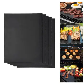 

Practical Non Stick BBQ Grill Roast Mat Sheet Cooking Baking Liners Reusable Outdoor Picnic Fry Cooking