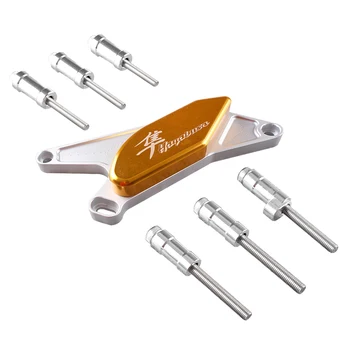 

CNC Al Motorbikes Engine Cover Sliders Protector For Suzuki Hayabusa GSXR 1300 GSX1300R 2008 2009 2010 2011 2012 2013 2014 Gold
