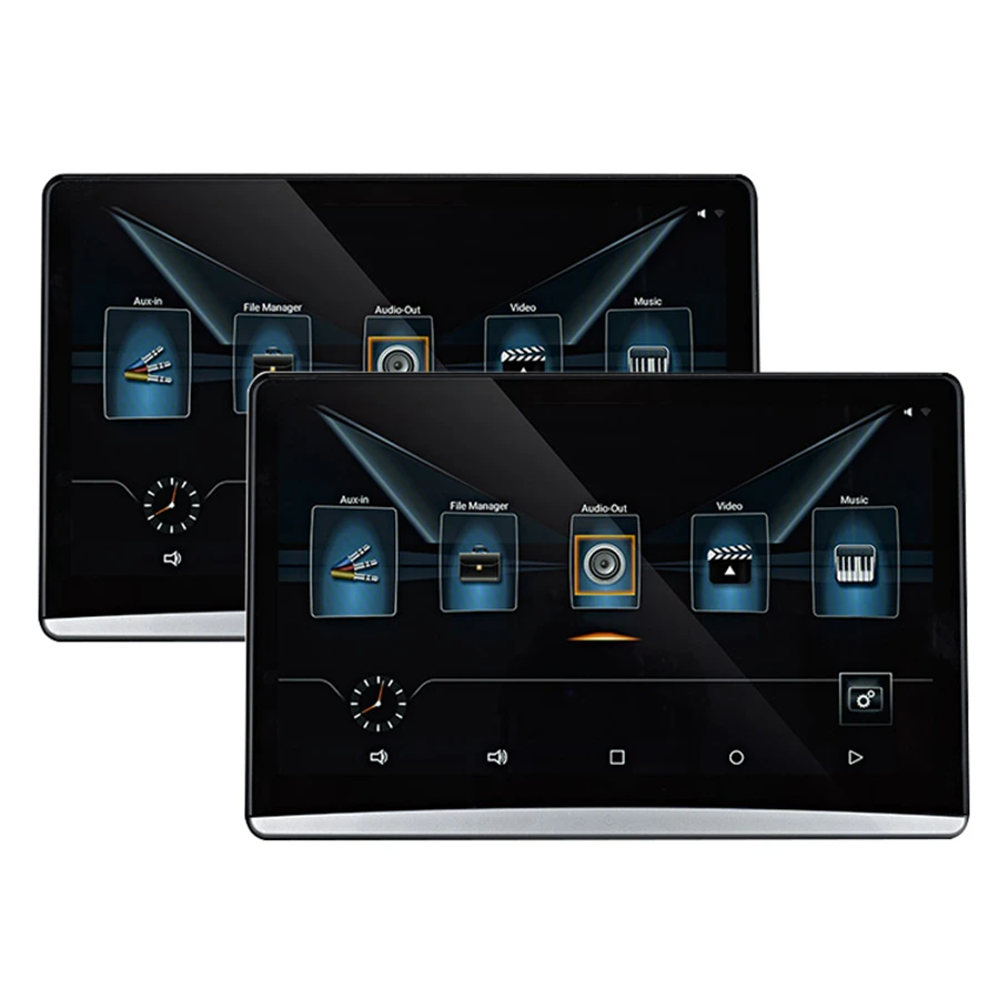 

12.5" HD1080P Car Headrest Rear Seat Monitors Touch Screen Android 6.0 RAM 2GB ROM 8GB WIFI 3G/4G BT HDMI Mirror Link OBD TPMS