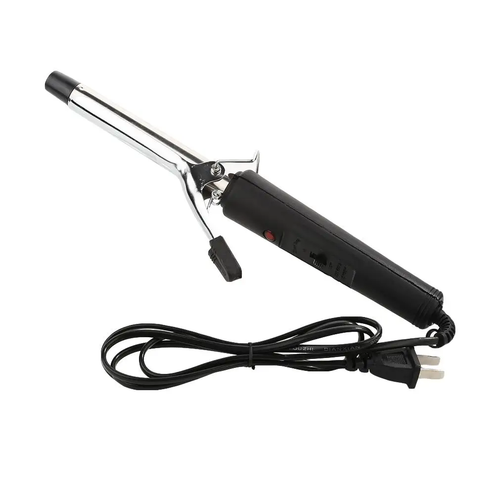 1Pc New Professional Salon Tapered Hair Curlers Tongs Clamp Stainless