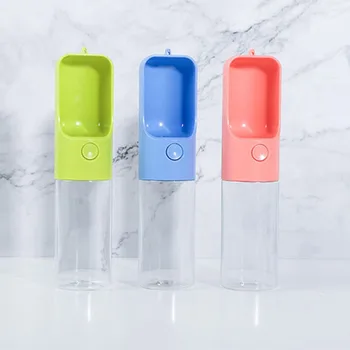 

Pet Outdoor Travel Out Of The Water Cup 450ML Capacity Pink Blue Green Small Size Large Feeders Drinking Leakproof Capacity 29