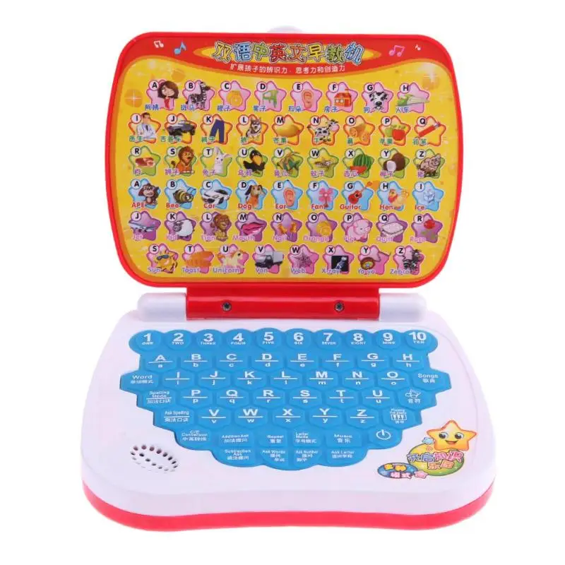 Ноутбук игрушки раннее образование обучающая детская машина многофункциональная Алфавит музыкальная игрушка обучающая фонетический язык звук ноутбук