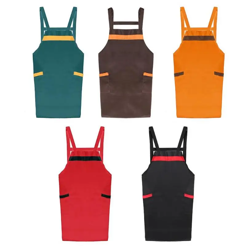 

NEW Women Men Kitchen Cooking Apron with Pockets Chef Waiter Home Baking Dress