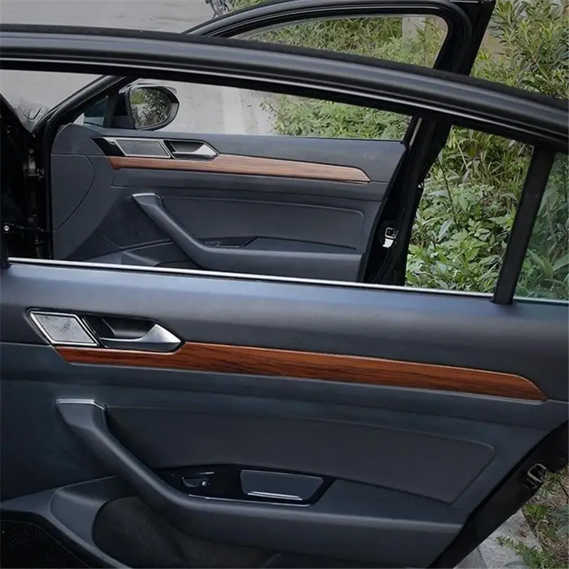 

Chromium Control System Dashboard Interior Fashion Protecter Car Styling Trim Sticker Strip 17 FOR Volkswagen Magotan