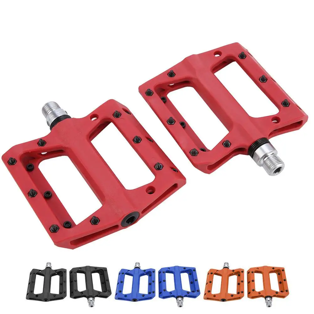 Bicycle Pedals 1 Pair Durable Nylon Mountain Bike Fixed Gear Bicycle
