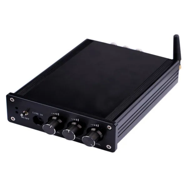 

CLAITE TDA7498E Mini CSR bluetooth Digital Stereo Hifi Audio Amplifier Board With Housing Amplifier DC 12-24V 160W*2