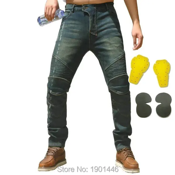 

Free shipping volero motorcycle daily riding waterproof jeans moto sports protection windproof four seasons wear pnats trousers