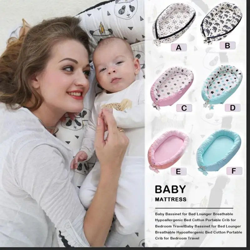 Baby Cartoon Printing Bionic Bed Bumper Portable Baby Nest Bed Multifunctional Travel Bed With Bumper Mattress For Baby Crib Baby Cartoon Printing Bionic Bed Bumper Portable Baby Nest Bed Multifunctional Travel Bed With Bumper Mattress For Baby Crib
