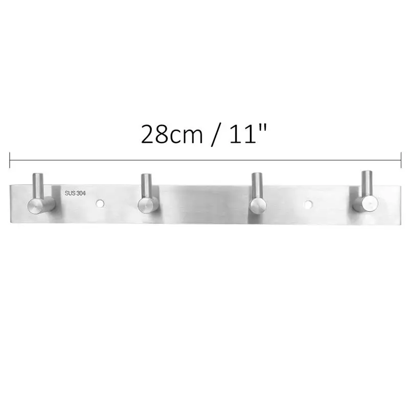 Lemonbest твердая нержавеющая сталь Гальваническая отделка крючок полотенца для ванной настенный крючок двери вешалка для одежды Халат крюк мульти-функция