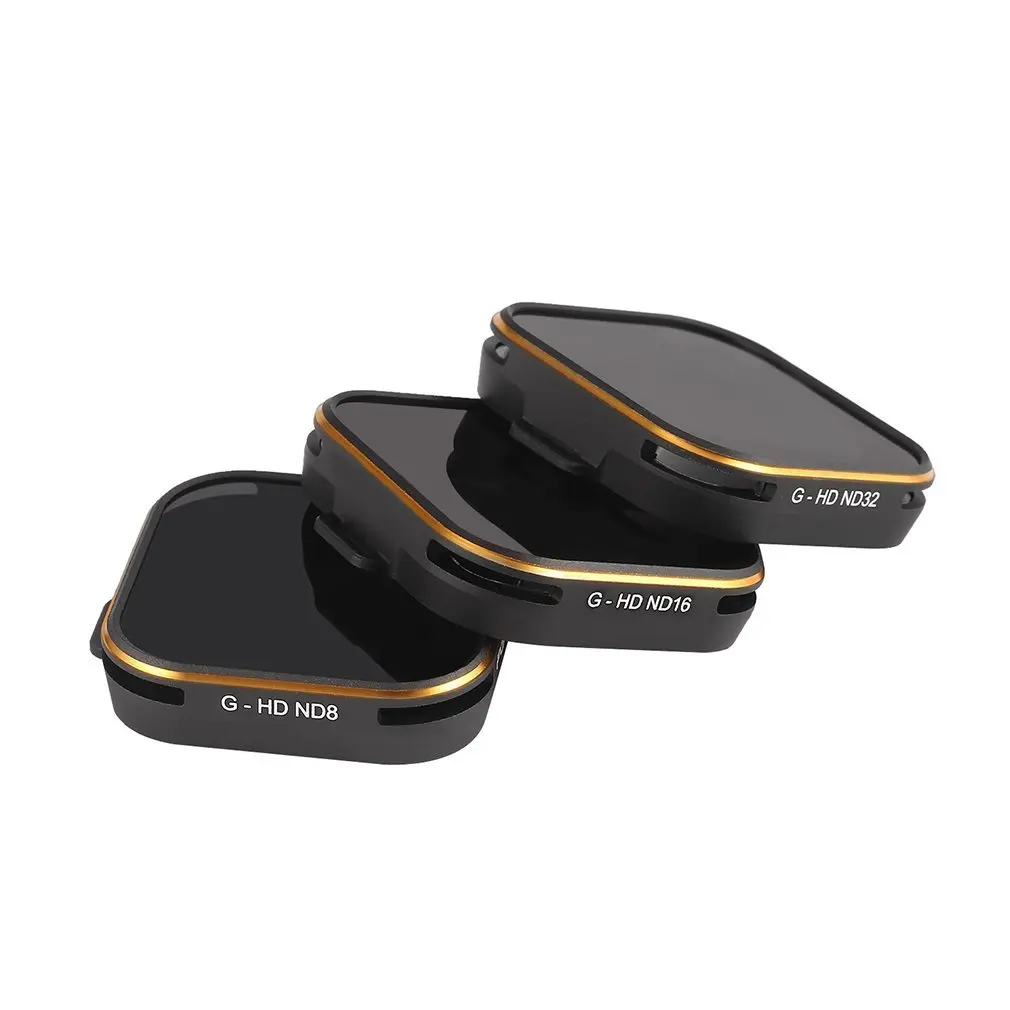 

New Arrival PGYTECH 3pcs Lens Filter Set ND8+ND16+ND32 for GOPRO Hero 5 Camera Accessories