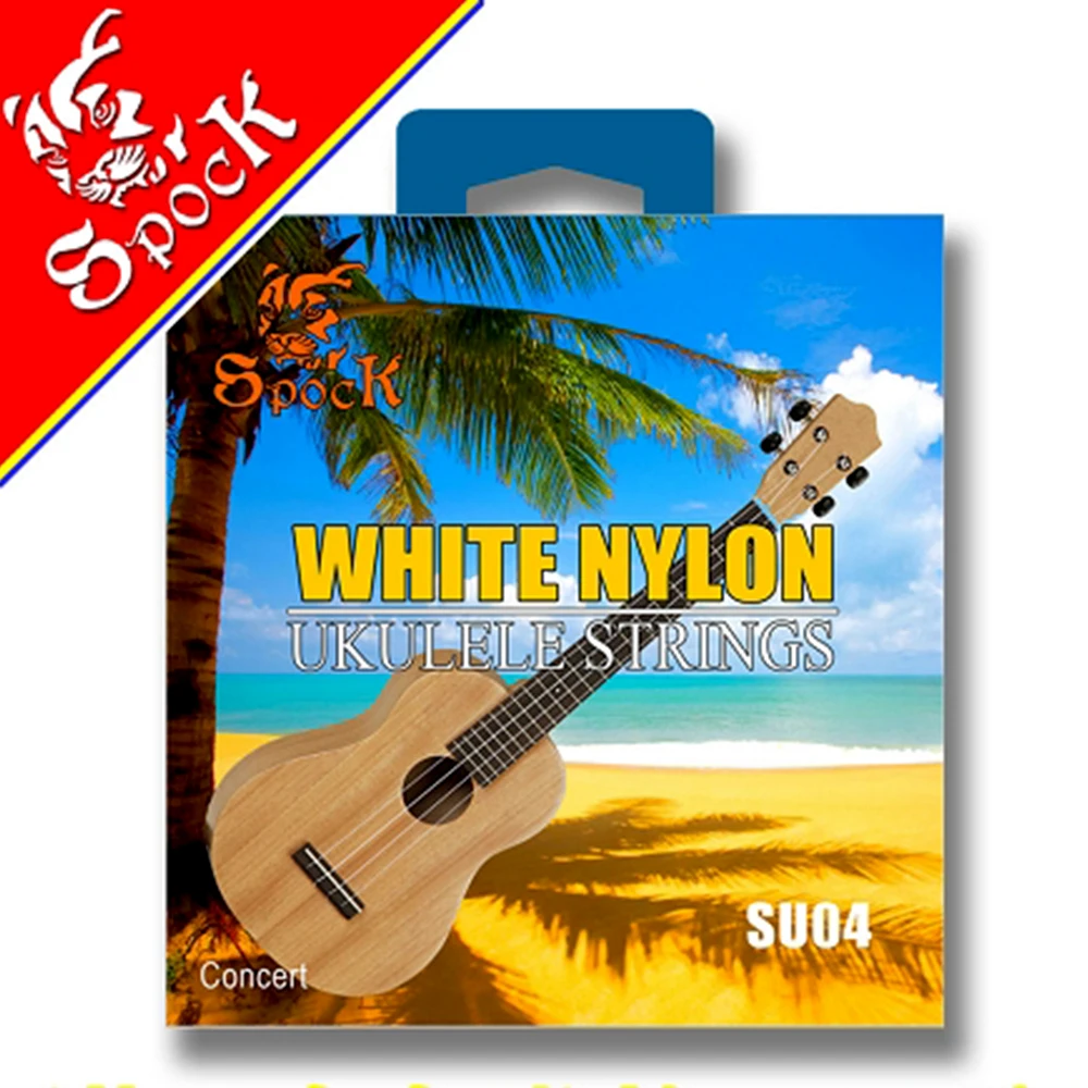 

Spock SU04 White Nylon Ukulele Strings 4 Strings Hawaii Guitar Uku Accessories 1st-4th Strings