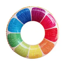 4 размера Радужное кольцо для плавания детская игрушка для ванны Надувная Детская игрушка воздушный матрас водные игрушки для взрослых детей пляжные Вечерние