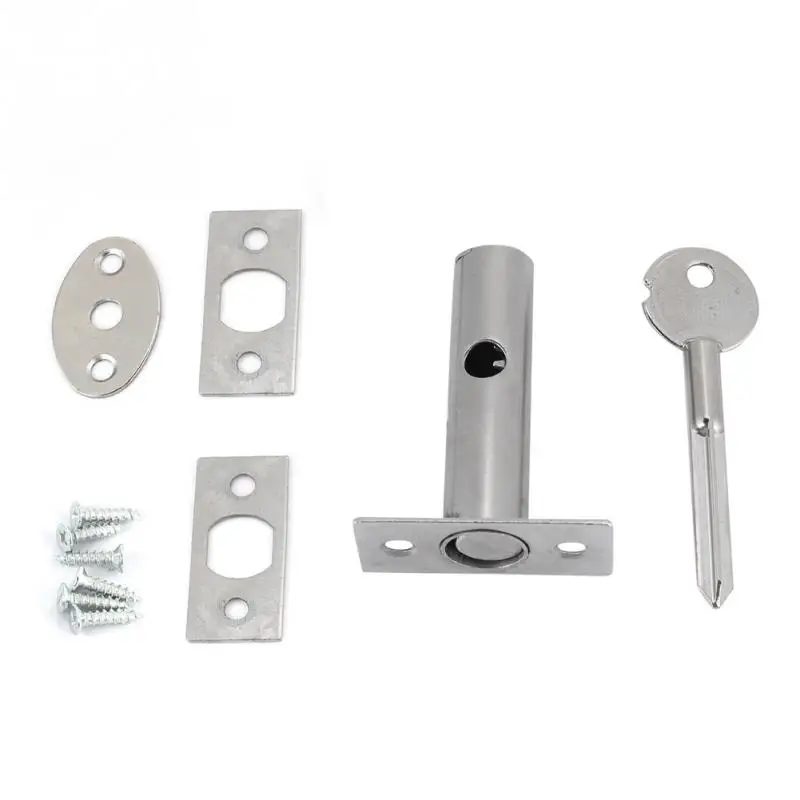 

Stainless Steel Hardware Pipe Tube Well Invisible Lock for Fireproof Door Escape Aisle High Standard Insert Lock