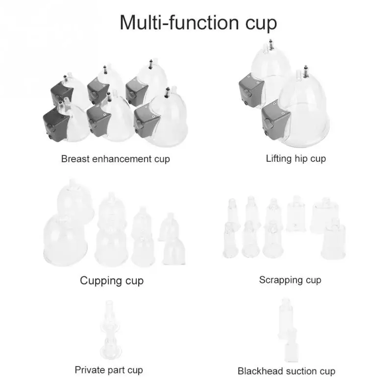 29 чашка тела прибор для вакуумного массажа увеличение груди скраппинг баночный массажер для похудения здравоохранения