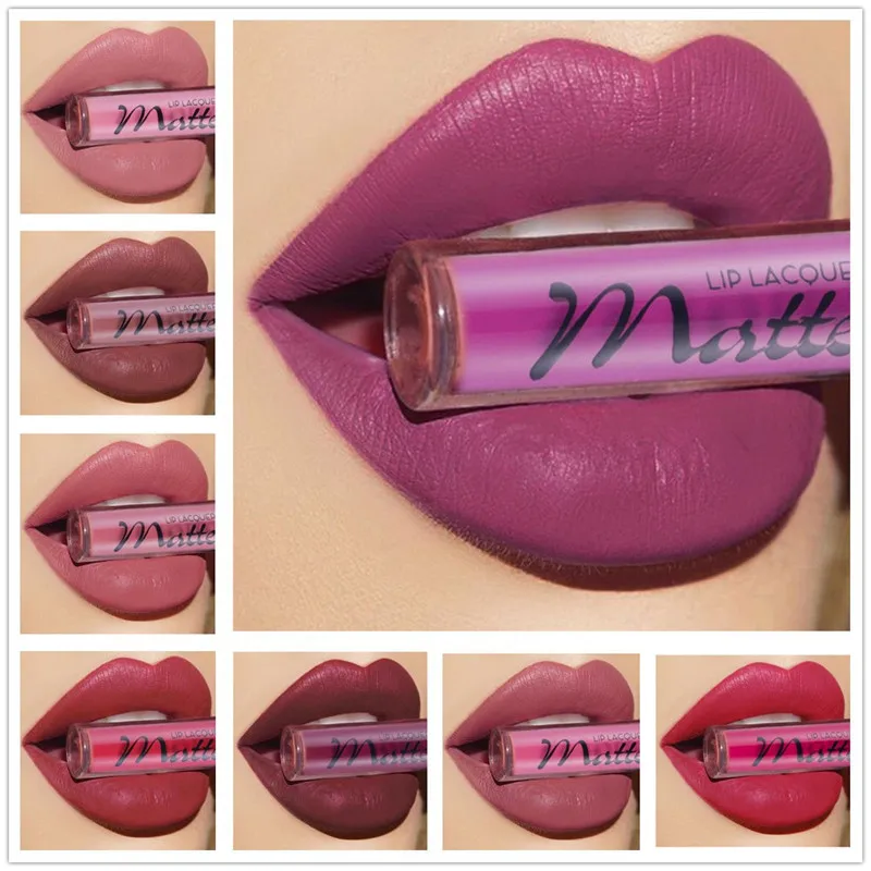 Rakado Lipstick 9 Colors Matte Lips Long Lasting Moisturizing Non-marking Waterproof Non-stick Cup Lip Glaze Batom Make Up Tint |