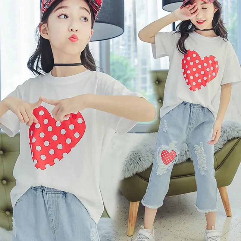 baby girl jeans and top