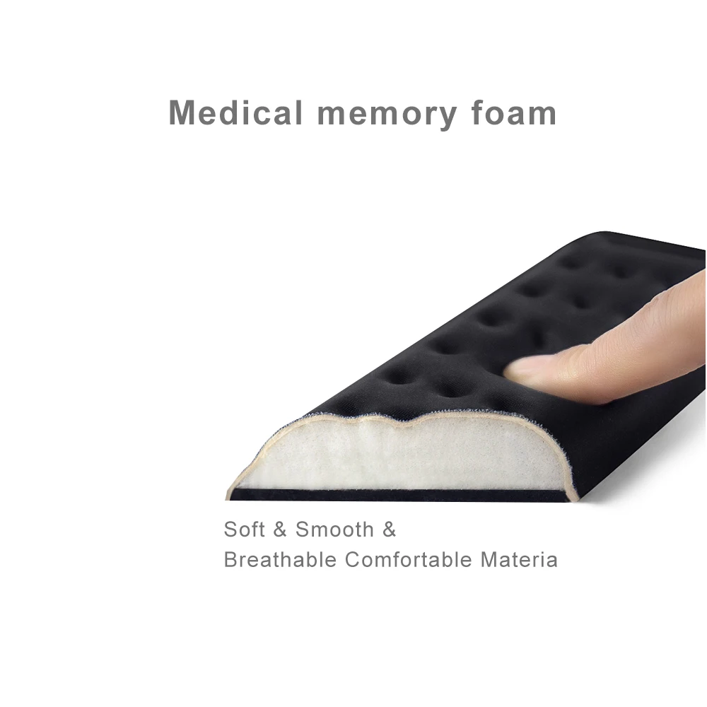  Keyboard and Mouse Wrist Rest Ergonomic Memory Foam Hand Palm Rest Support for Typing and Gaming Wr