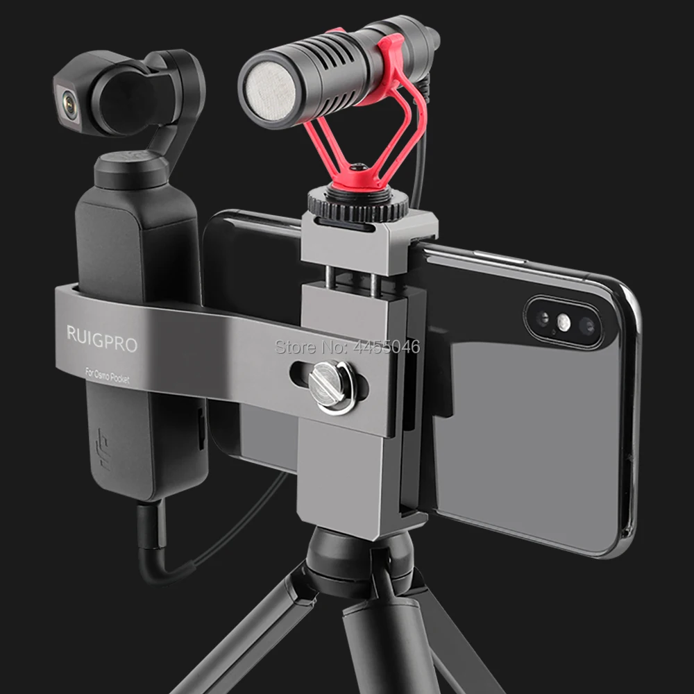 RuigPro DJI Osmo Карманный складной держатель для телефона+ Osmo Карманный Osmo карманные аксессуары кронштейн набор