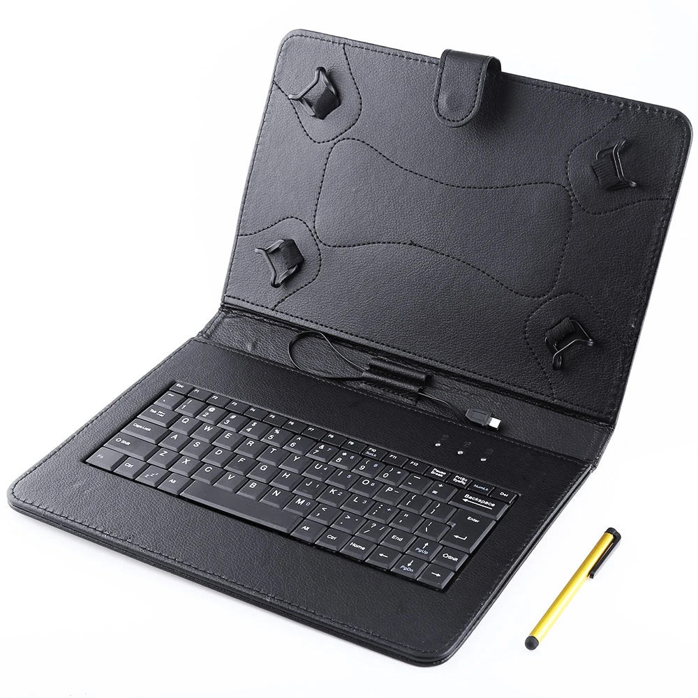 

Smart Cover Case with Micro USB Wire Control Keyboard for Android / Windows Tablet 10 Inch