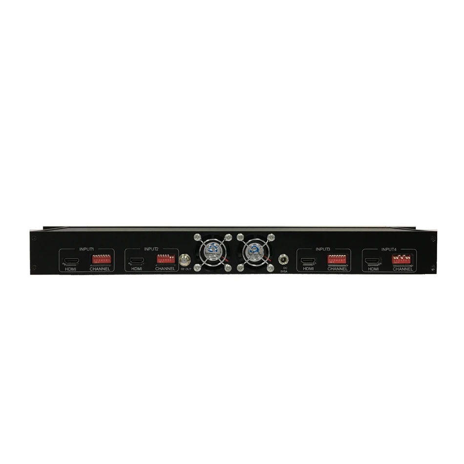 ISDB T модулятор 1U стойка 4 канала 1080P HDMI к цифровому Кодировщику расширения по