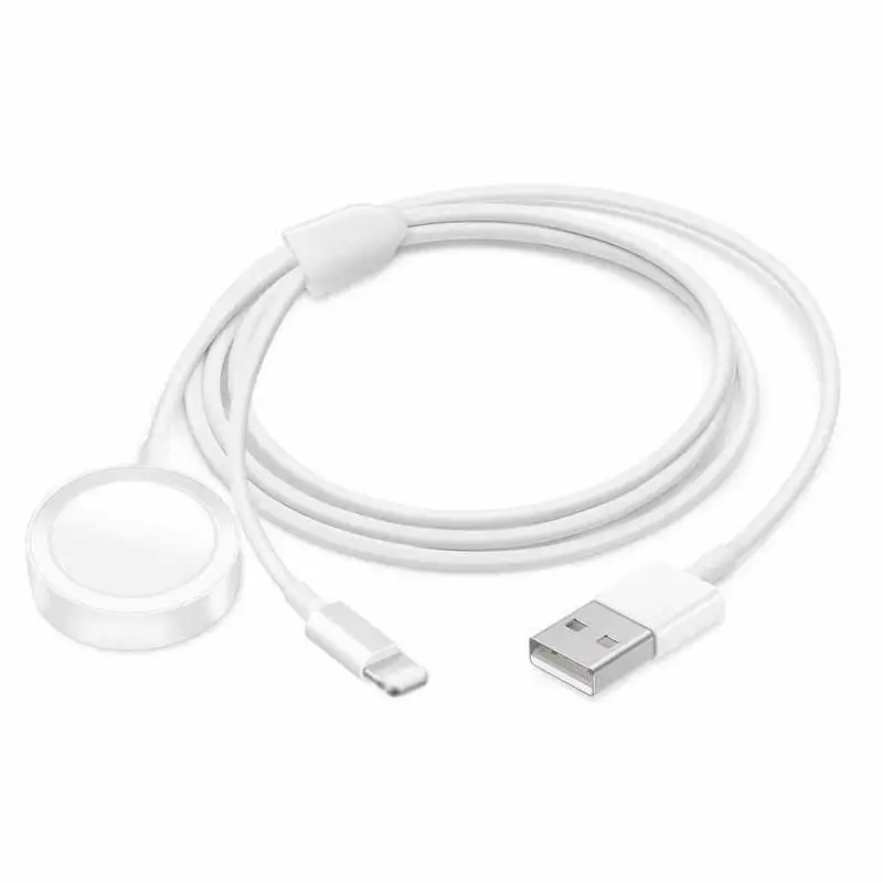

For Apple iPhone Charging Cable And iWatch Wireless Charger 2 In 1 Portable Charging Cable Compatible For iPhone iWatch 4 3 2 1