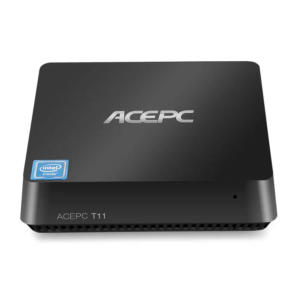 

ACEPC T11 PC Fanless Mini Desktop Computer Windows 10 64bit Intel Atom x5-Z8350 Processor up to 1.92 GHz 4GB/32GB/Bluetooth/VESA