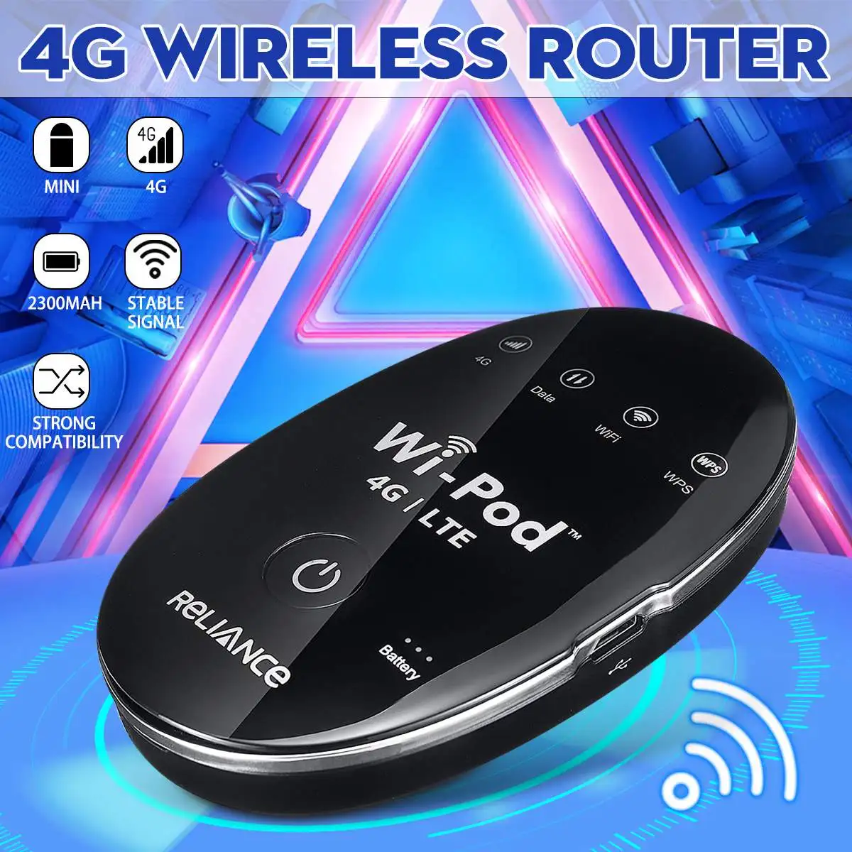 

Portable USB Wingle LTE Universal 4G Mobile WiFi Modem Dongle Technical Car WIFI Wireless Router Hotspot SIM Card
