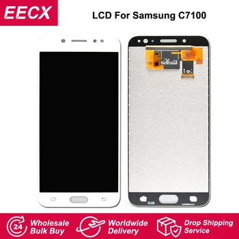 

AMOLED C8 Display For Samsung Galaxy C8 LCD C7 2017 C7100 C710F/DS Display Screen Touch Screen Digitizer Assembly C8 C7100 LCD