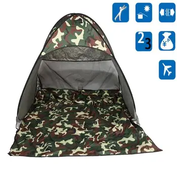 

Outdoor Camping Tent Hiking Fishing Beach UV Protection Automatic Tent Light-weight Out Tools For 3 or 2 person