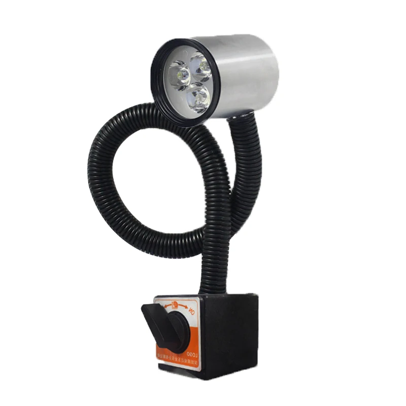 

CLAITE 6W LED Industrial CNC Machine Lathe Tool Light 50CM Working Table Lamp Milling Machine Lights with US Plug 90-220V