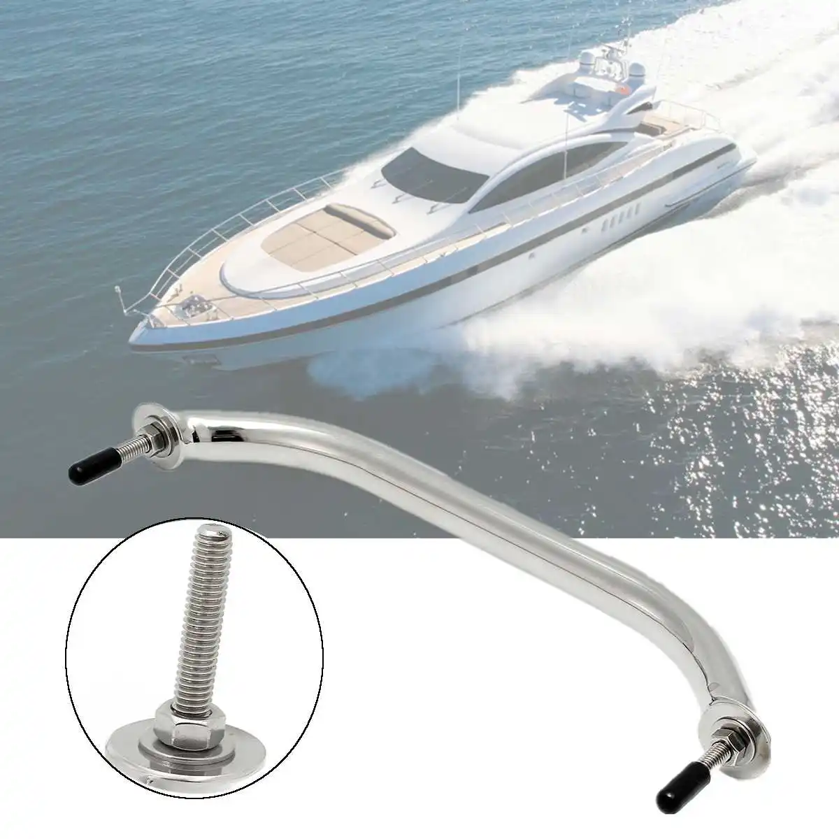 Boat Yacht Polished Marine Grab Handle 316 Stainless Steel