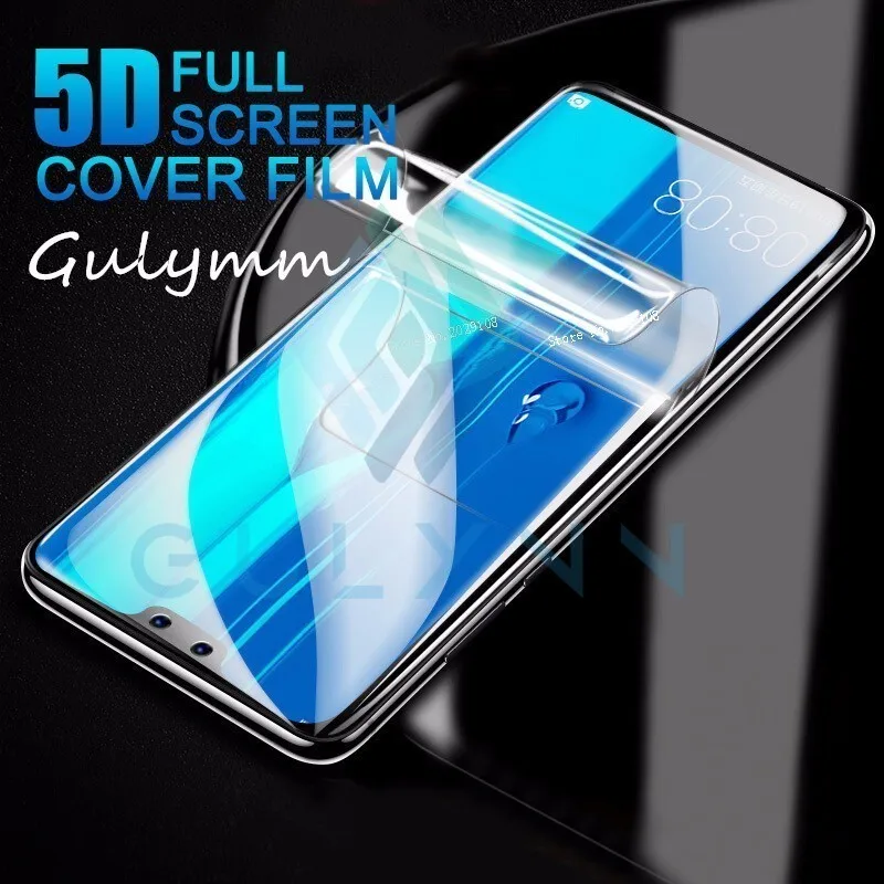 

5D Full Cover Screen Protector Soft Film For Huawei P30 Lite ProHD Hydrogel Film For Huawei Y6 Y7 Y5 Y9 2018 2019 Prime Y62019