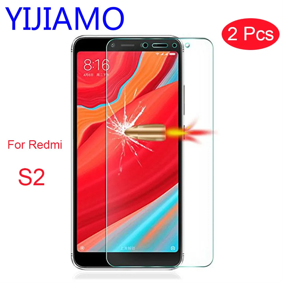 Стекло для Xiaomi Redmi S2 закаленное стекло 6 6A note6 Pro Защитная пленка экрана с краями Xiomi