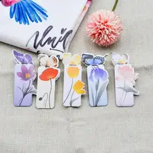 5 шт. Бабочка закладки книги мультфильм животных закладки книги рафинированная бумага знак чтения Закладка Прямая поставка канцелярские принадлежности